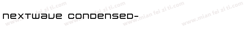 Nextwave Condensed字体转换
